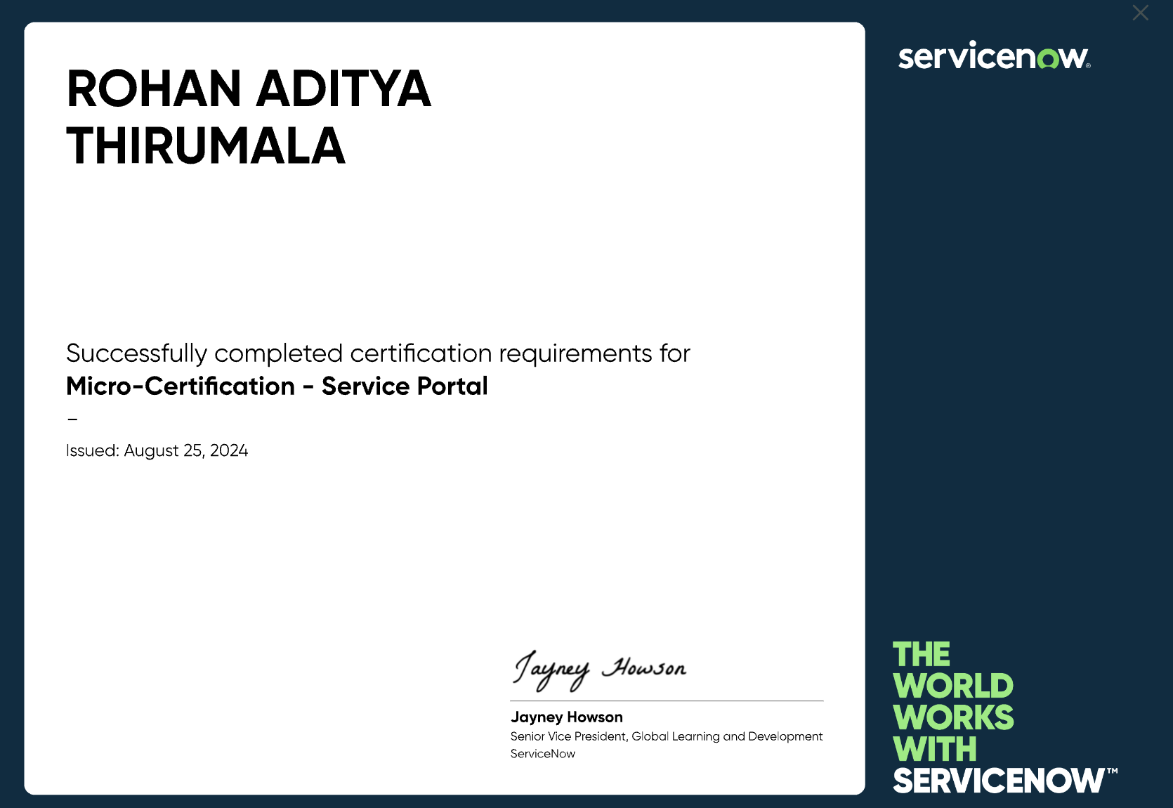Service Portal